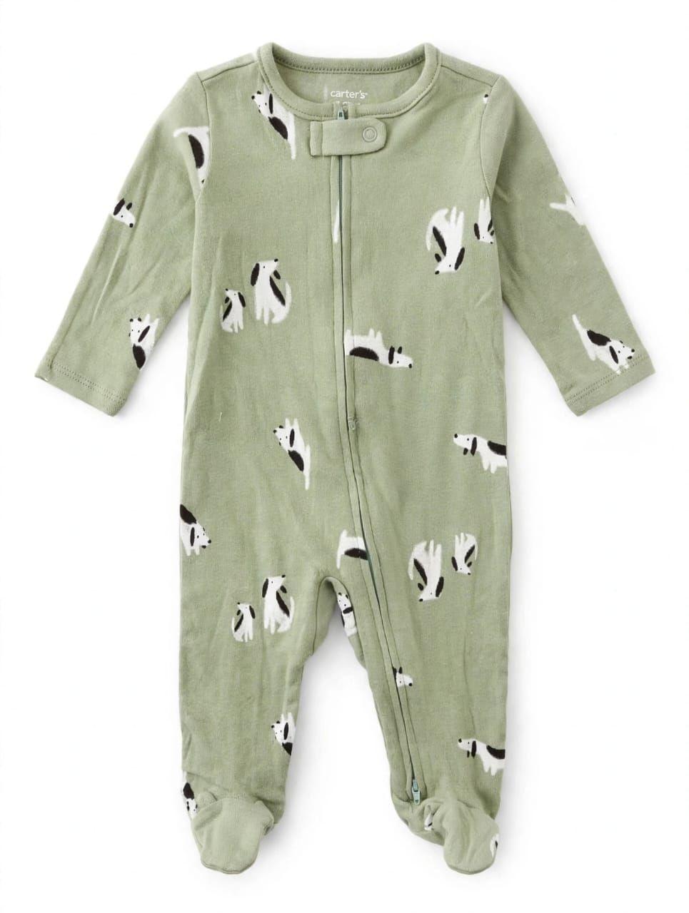 Pyjama Bébé Carter’s Vert à Motif Animaux - 3 à 6 mois
