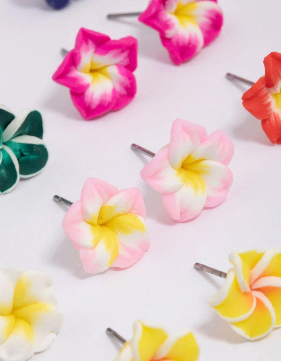 Boucles d’Oreilles Stud Frangipani