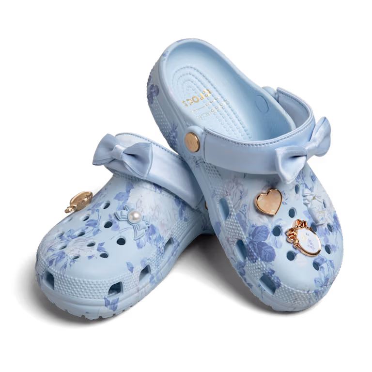 Crocs x LoveShackFancy Blue Classic Clog