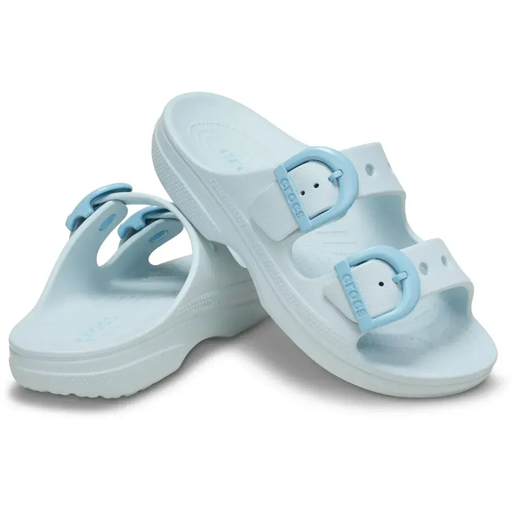Crocs Saturday Enamel Buckle Sandal – Vapor Ice